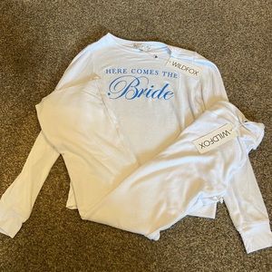 WILDFOX Bridal sweat set